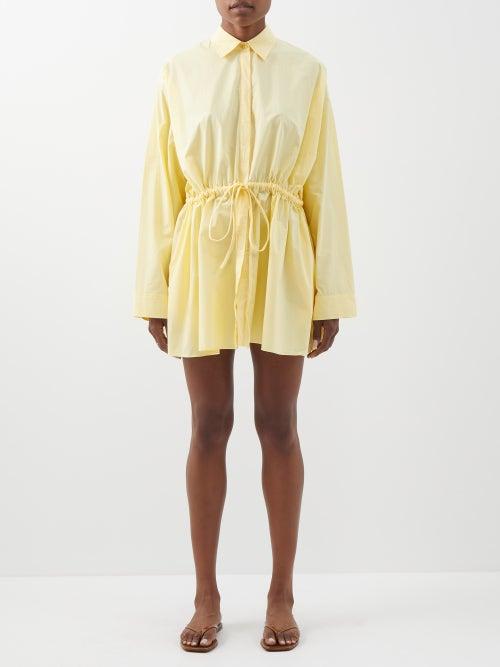 Matteau - The Relaxed Organic-cotton Tunic - Womens - Lemon