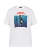 Matchesfashion.com Calvin Klein 205w39nyc - Jaws Cotton Jersey T Shirt - Mens - White