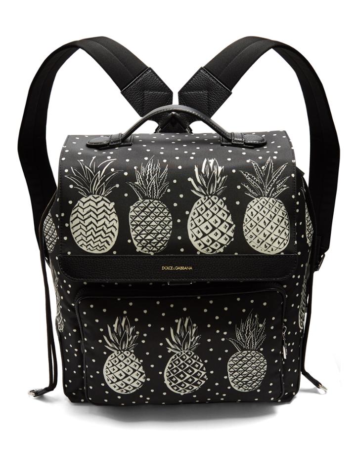 Dolce & Gabbana Pineapple-print Backpack