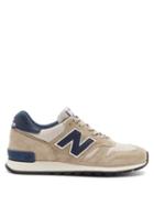 Matchesfashion.com New Balance - Made In Uk 670 Suede And Mesh Trainers - Womens - Beige Navy