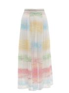 Matchesfashion.com Missoni Mare - Zigzag Knitted Maxi Skirt - Womens - Multi