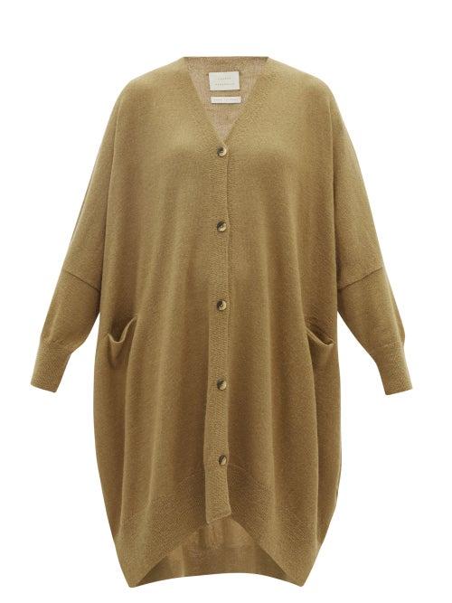 Lauren Manoogian - Oversized Alpaca-blend Cardigan - Womens - Camel