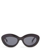 Le Specs Fluxus Cat-eye Acetate Sunglasses
