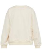 Matchesfashion.com Kuro - Text Print Cotton Jersey Sweatshirt - Mens - Cream
