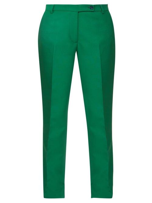Matchesfashion.com Golden Goose - Venice Slit Cuff Trousers - Womens - Green