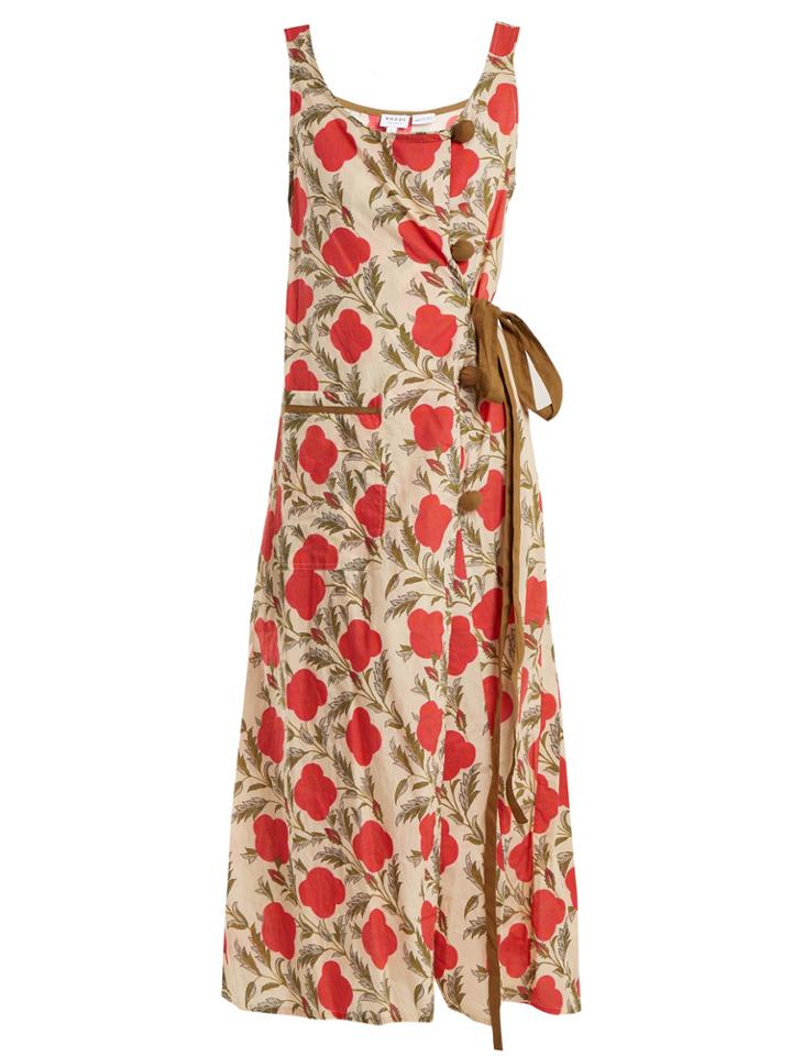 Rhode Resort Charlie Tie-waist Cotton Dress