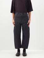 Studio Nicholson - Cropped Relaxed-leg Jeans - Mens - Dark Blue