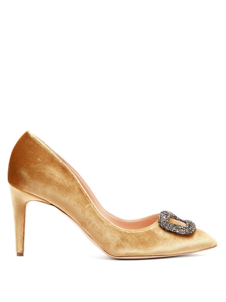 Rupert Sanderson Nada Velvet Pumps