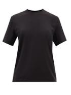 Cecilie Bahnsen - Juno Drawstring-cutout Cotton-jersey T-shirt - Womens - Black