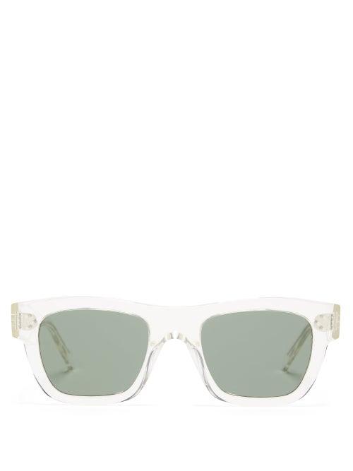 Matchesfashion.com Celine Eyewear - Square Acetate Sunglasses - Womens - Clear