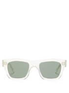 Matchesfashion.com Celine Eyewear - Square Acetate Sunglasses - Womens - Clear