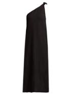 Matchesfashion.com Mara Hoffman - Camilla Organic Cotton One Shoulder Dress - Womens - Black