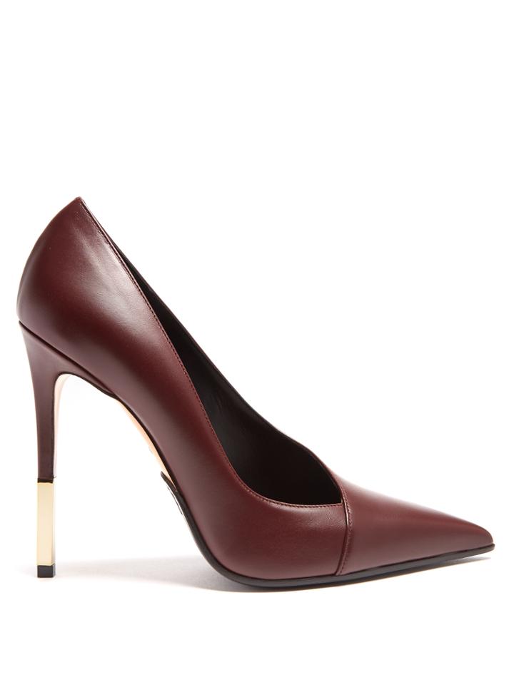 Balmain Agnes Leather Pumps