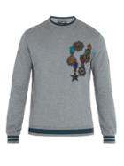 Dolce & Gabbana Medal-print Cotton Sweatshirt