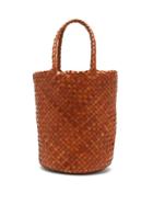 Matchesfashion.com Dragon Diffusion - Jacky Woven Leather Basket Bag - Womens - Tan