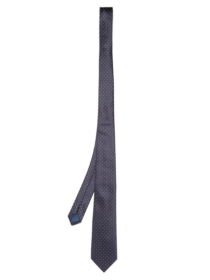 Lanvin Embroidered Silk-twill Tie
