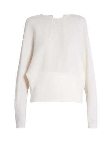 Carl Kapp Venice Wool-crepe Top