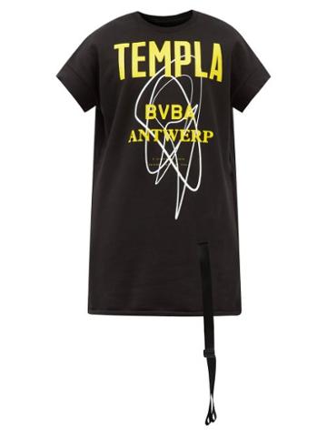 Templa - Palla Logo-print Cotton-jersey T-shirt - Mens - Black
