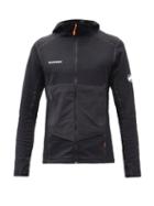 Mens Activewear Mammut Delta X - Aconcagua Technical Mid-layer Hooded Jacket - Mens - Black