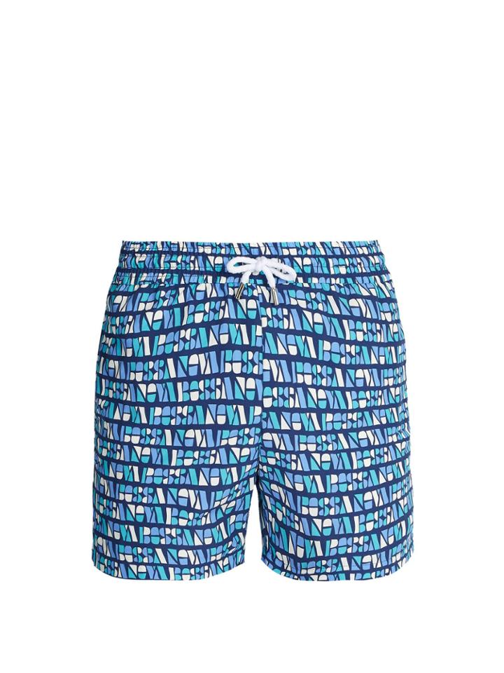 Frescobol Carioca Sports Bossa-print Swim Shorts