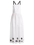 Matchesfashion.com Rachel Comey - Borough Broderie Anglaise Cotton Blend Dress - Womens - White