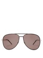 Matchesfashion.com Saint Laurent - Classic Aviator Style Sunglasses - Womens - Black