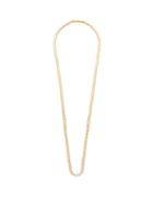Matchesfashion.com Bottega Veneta - Crystal-studded 18kt Gold-plated Silver Necklace - Womens - Yellow Gold