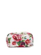 Matchesfashion.com Dolce & Gabbana - Floral Print Fabric Wash Bag - Womens - Pink White