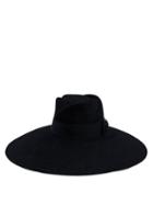 Matchesfashion.com Gucci - Trilby Wide Brim Felt Hat - Womens - Black