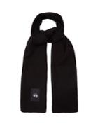Y-3 Logo-patch Wool Scarf
