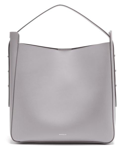 Matchesfashion.com Wandler - Lotta Leather Tote - Womens - Grey
