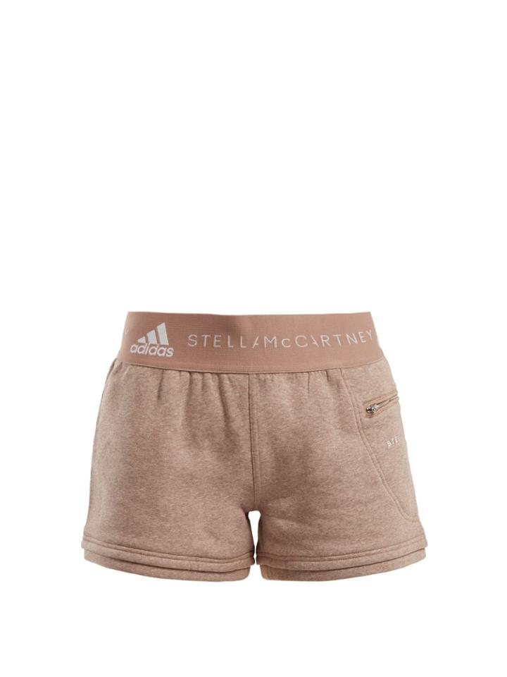 Adidas By Stella Mccartney Essentials Cotton-blend Shorts