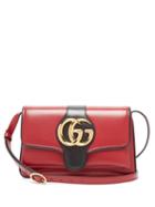 Matchesfashion.com Gucci - Arli Gg Leather Cross Body Bag - Womens - Burgundy Multi