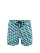 Matchesfashion.com Vilebrequin - Moorise Turtle Print Swim Shorts - Mens - Blue
