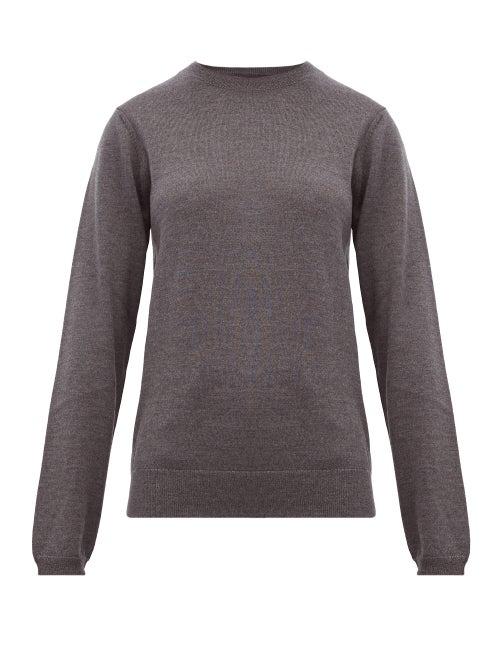 Matchesfashion.com A.p.c. - Savannah Merino Wool Sweater - Womens - Grey