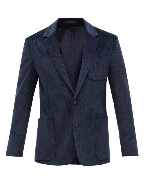Paul Smith - Cotton-blend Corduroy Suit Jacket - Mens - Navy