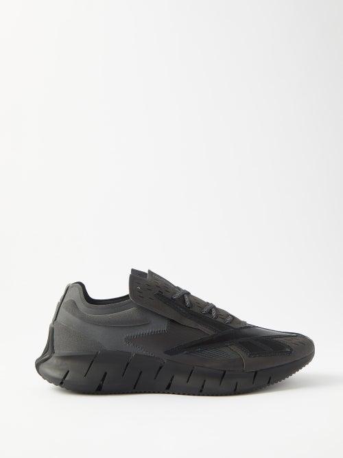 Reebok X Margiela - Zig 3d Storm Memory Of Mesh Trainers - Mens - Black