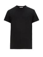 Matchesfashion.com Helmut Lang - Monogram Embroidered Cotton T Shirt - Mens - Black