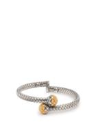 Matchesfashion.com Bottega Veneta - Dichotomy Intrecciato Bracelet - Womens - Gold