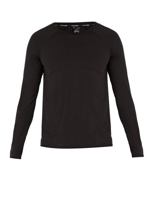 Matchesfashion.com The Upside - Logo Ribbon Stretch Jersey Top - Mens - Black