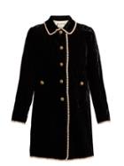 Matchesfashion.com Gucci - Faux Pearl And Crystal Embellished Velvet Jacket - Womens - Black