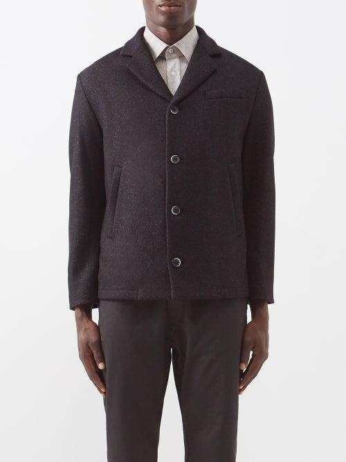 Barena Venezia - Calmuch Wool-blend Peacoat - Mens - Black