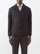Barena Venezia - Calmuch Wool-blend Peacoat - Mens - Black