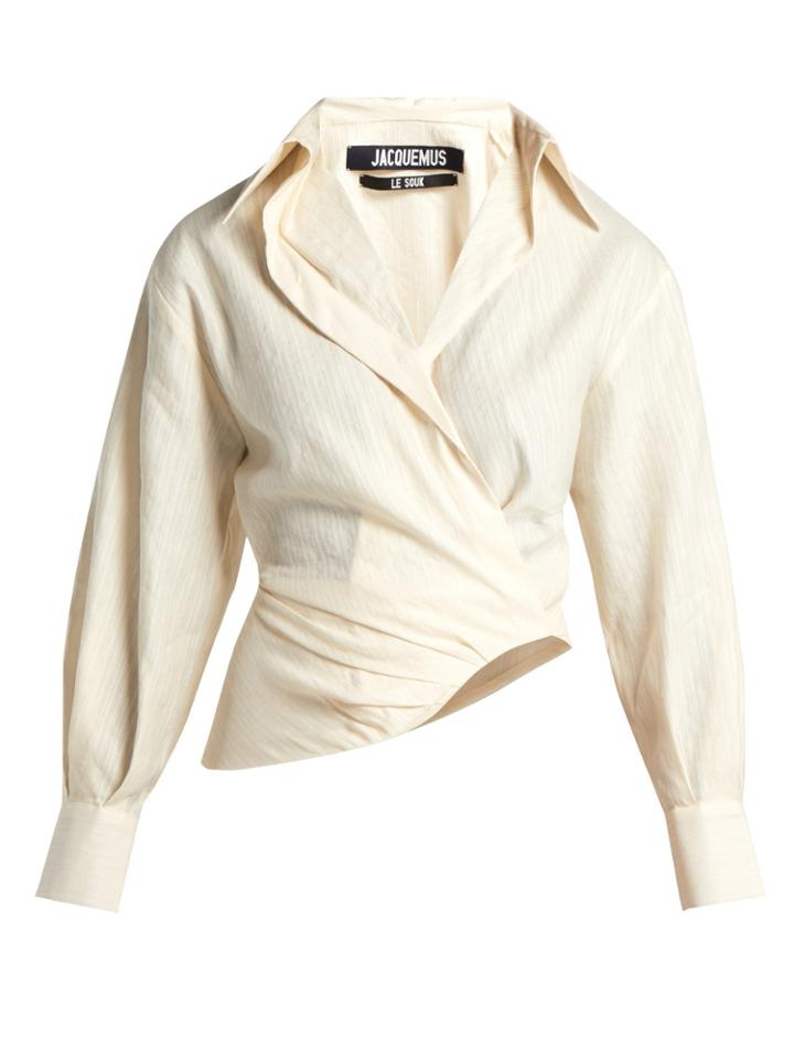 Jacquemus Sabah Linen-blend Shirt