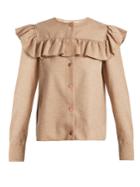 See By Chloé Ruffle-trimmed Wool-blend Shirt