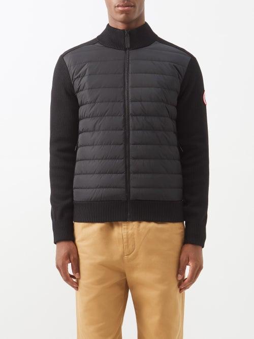 Canada Goose - Hybridge Merino And Down Jacket - Mens - Black