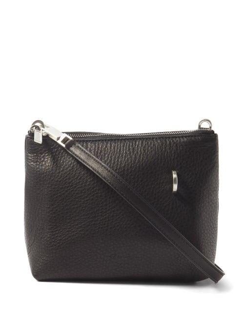 Rick Owens - Adri Grained-leather Small Cross-body Bag - Mens - Black