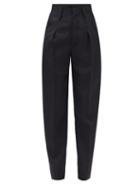 Matchesfashion.com Isabel Marant - Racomisl High-rise Wool-flannel Trousers - Womens - Black