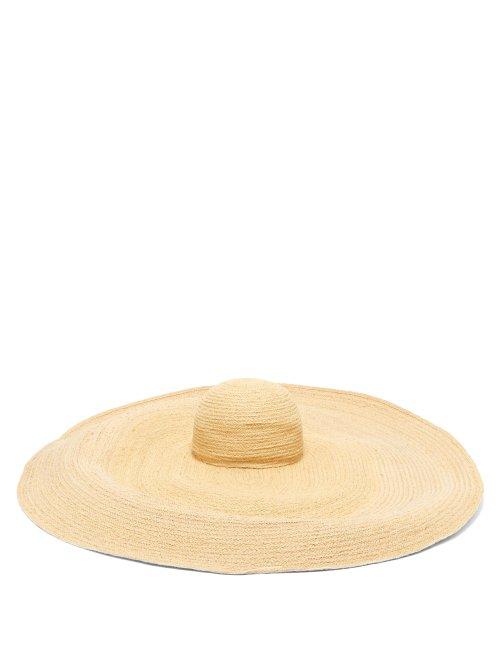 Matchesfashion.com Lola Hats - Spinner Bis Raffia Hat - Womens - White