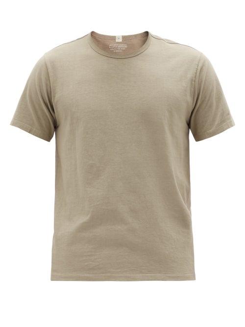 Matchesfashion.com Lady White Co. - Our Cotton-jersey T-shirt - Mens - Beige